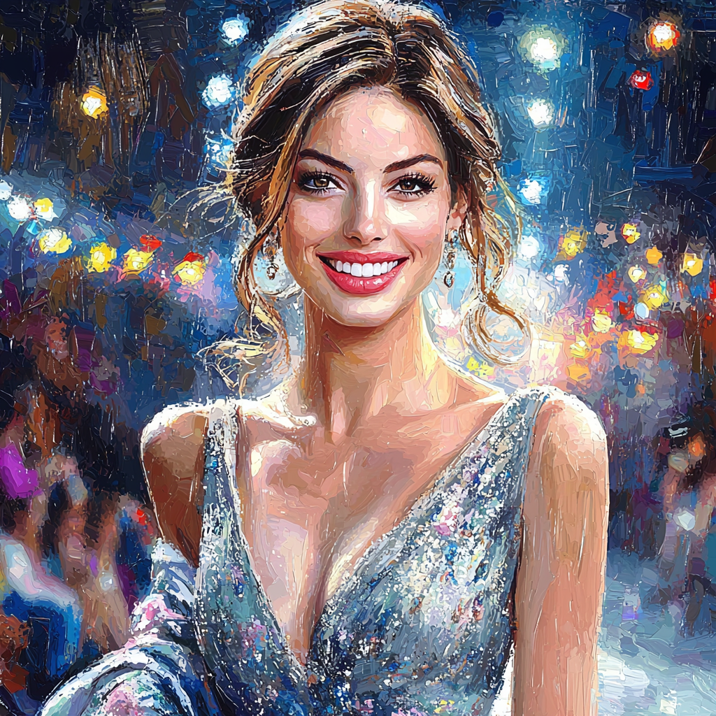 Anne Hathaway: From Dreams To Princesses And Beyond DIY Paint By Numbers