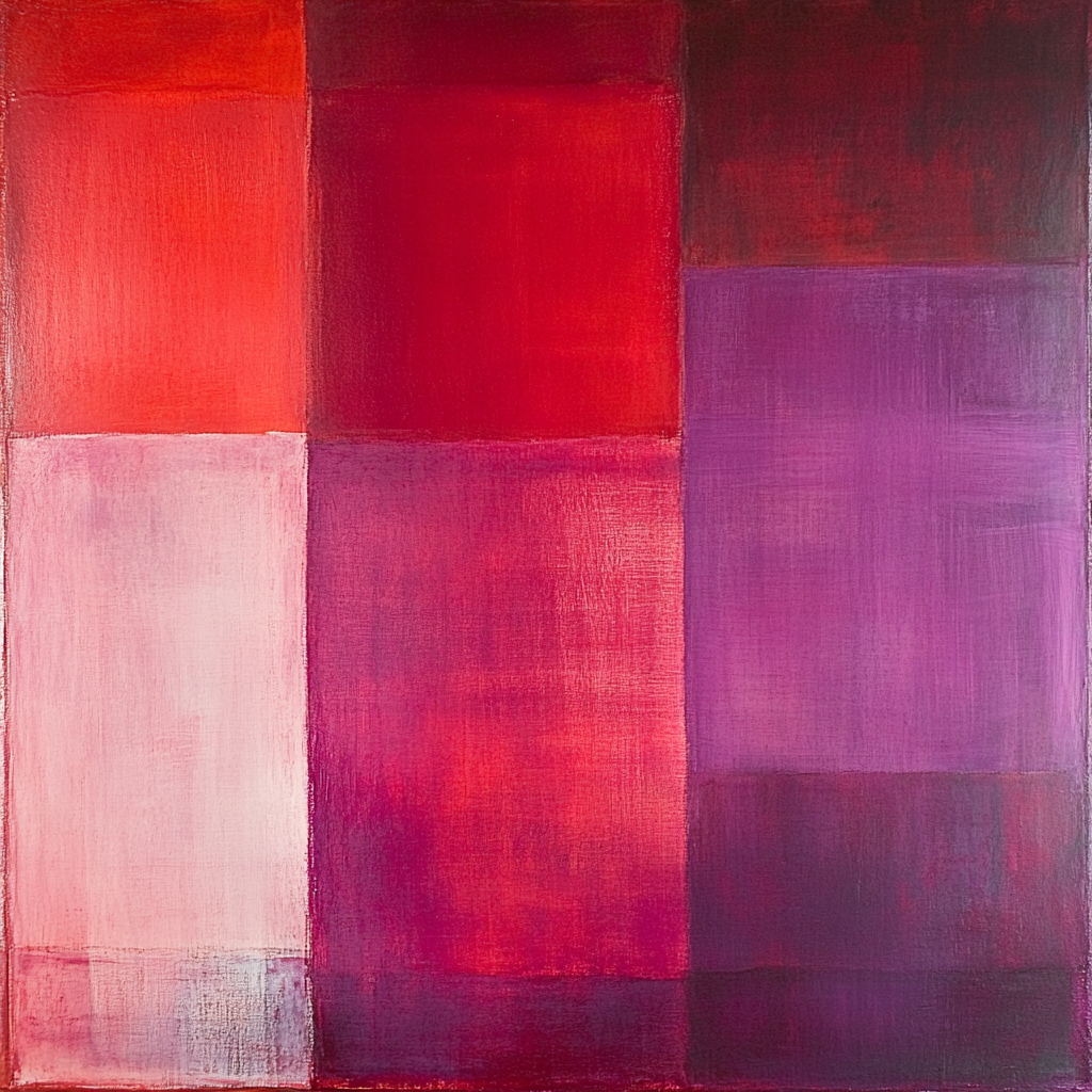 Mark Rothko Inspired Color Fields painting number kit