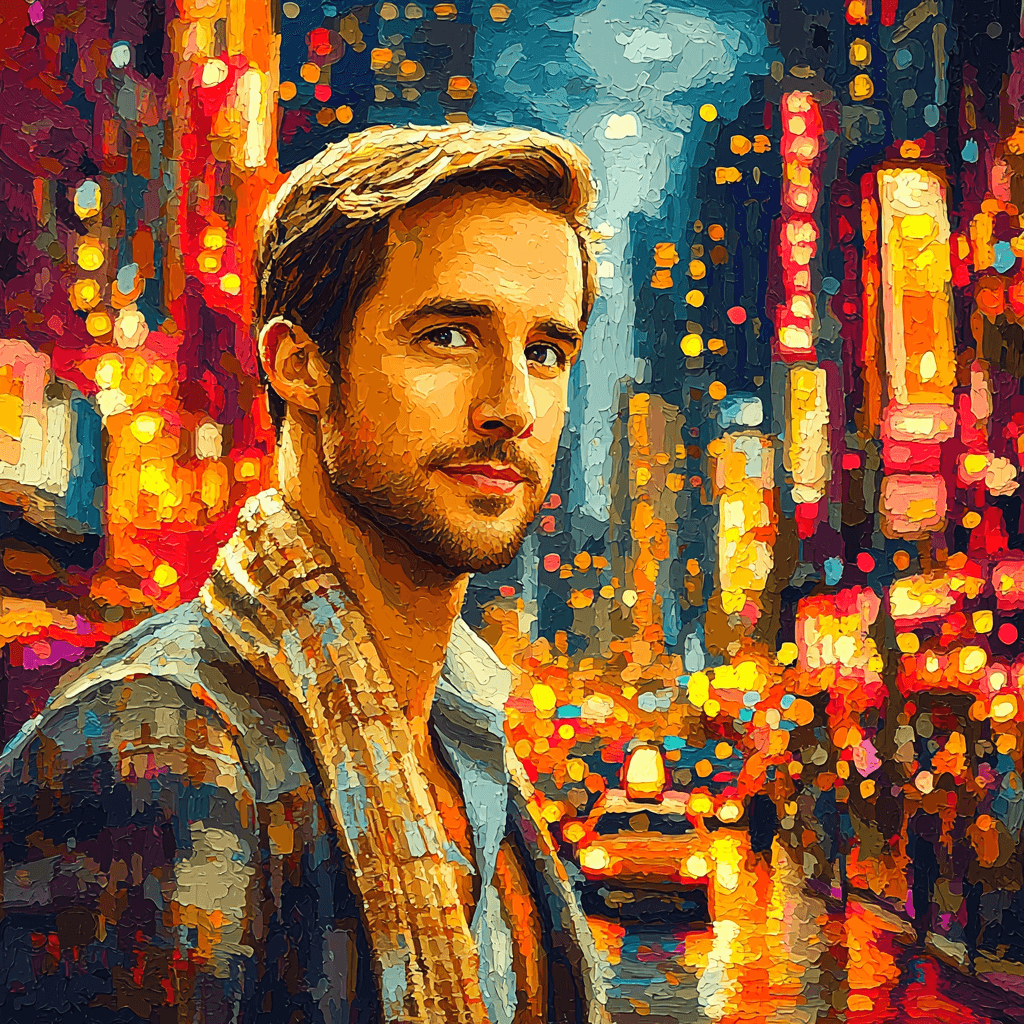 Ryan Gosling: The Charismatic Dreamer Of Cinema Paint By Numbers Art