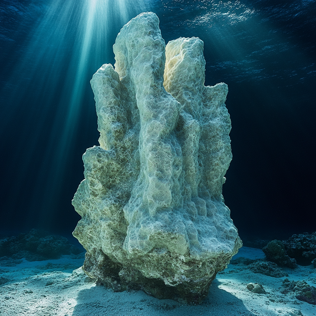 Michelangelo Inspired Coral Titan paint by number