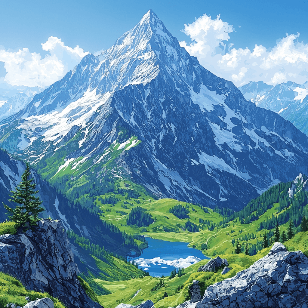 Fitz Roy Mountain - Argentina Paint By Number