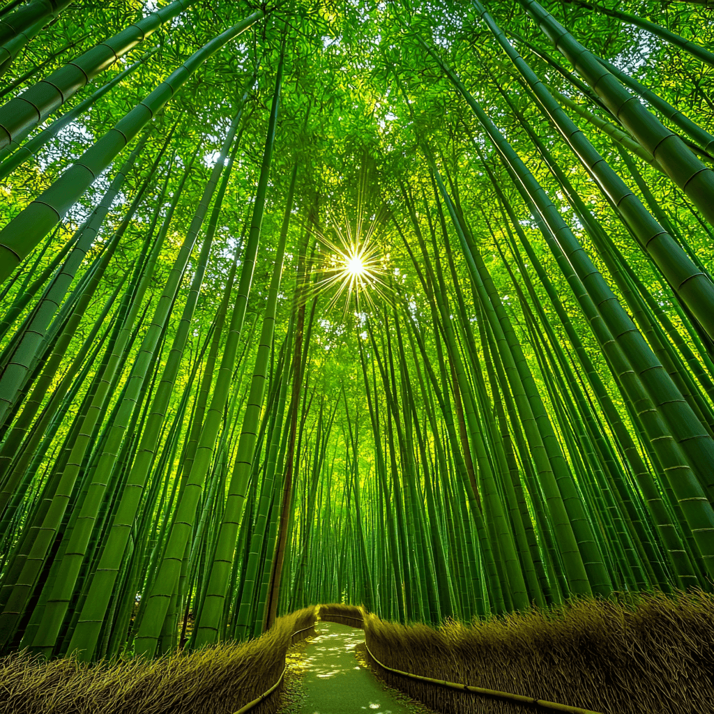 Bamboo Forest Of Arashiyama DIY Paint By Numbers