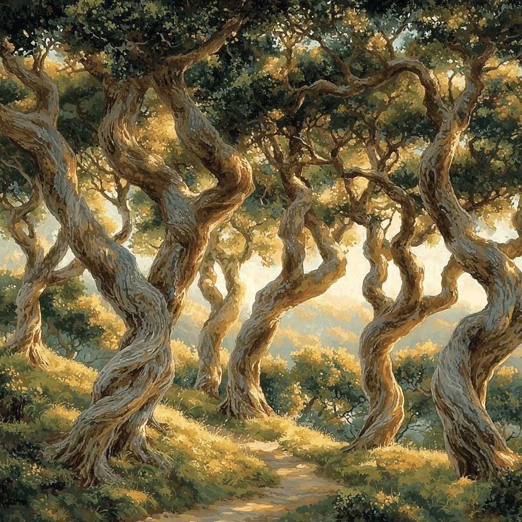 Michelangelo Inspired Ethereal Forest Essence Paint By Numbers Kits