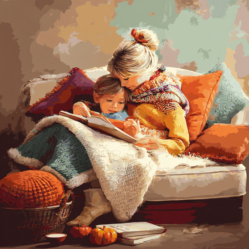 Cuddles On The Couch Paint By Color