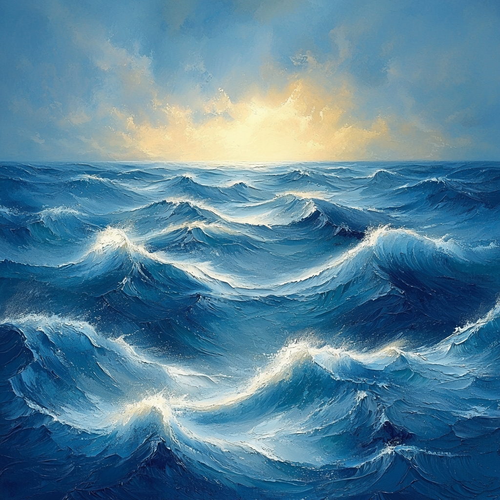 Michelangelo Inspired Eternal Voyage Paint By Numbers Art