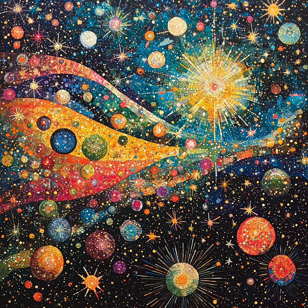 Paul Klee Inspired Ethereal Celestial Constellations Paint By Numbers Art