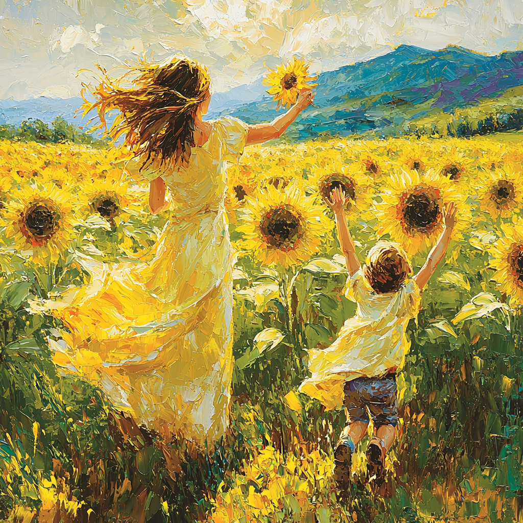 Fields Of Sunshine Painting Number Kit