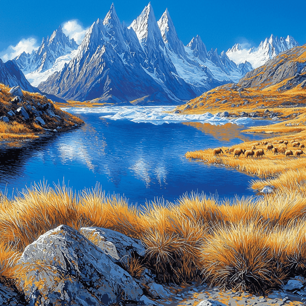 Torres Del Paine National Park - Chile Paint By Number