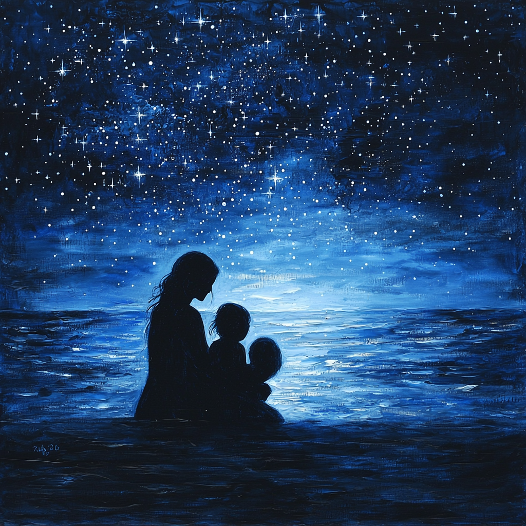 Guiding Stars Of Love Paint By Color