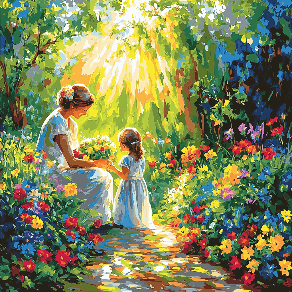 The Love That Blooms DIY Paint By Numbers