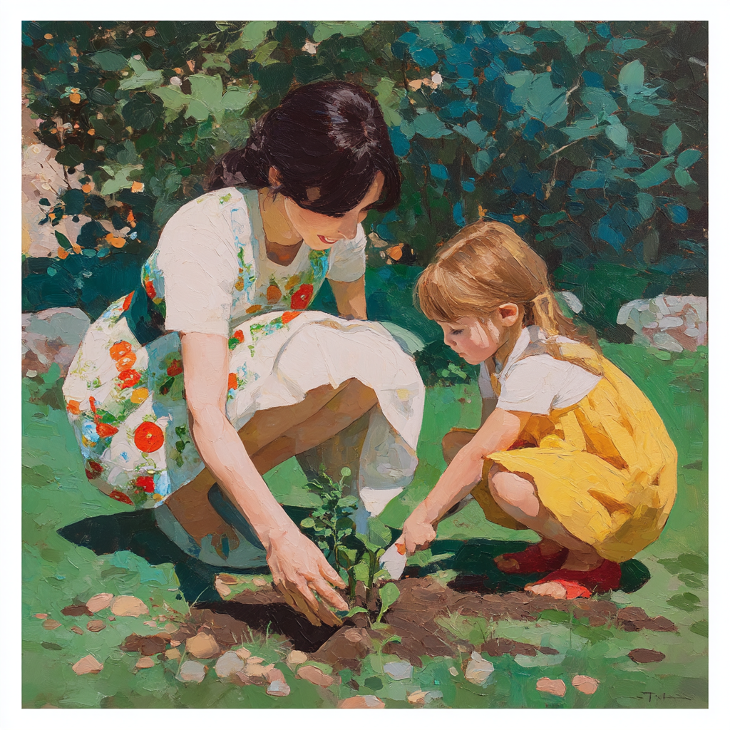 Love Blooms Forever Painting Number Kit