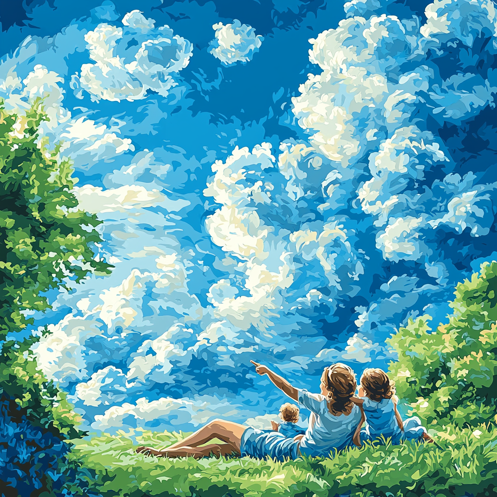 Memories In The Clouds Paint By Numbers Kits