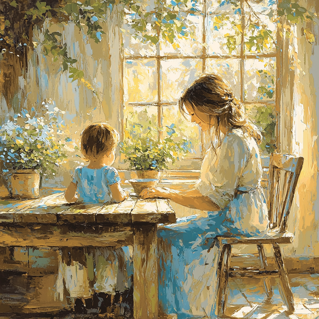 Cherished Morning Moments Paint By Numbers Kits