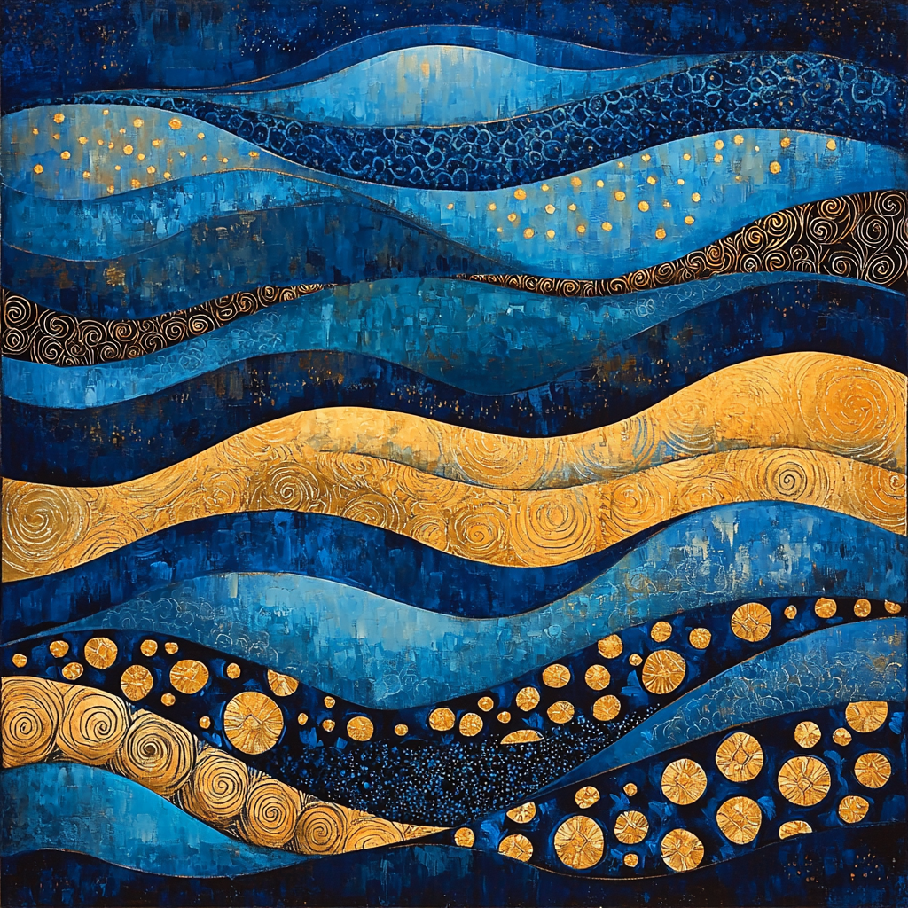 Gustav Klimt Inspired Ethereal Patterns Of The Soul Paint By Numbers Kits