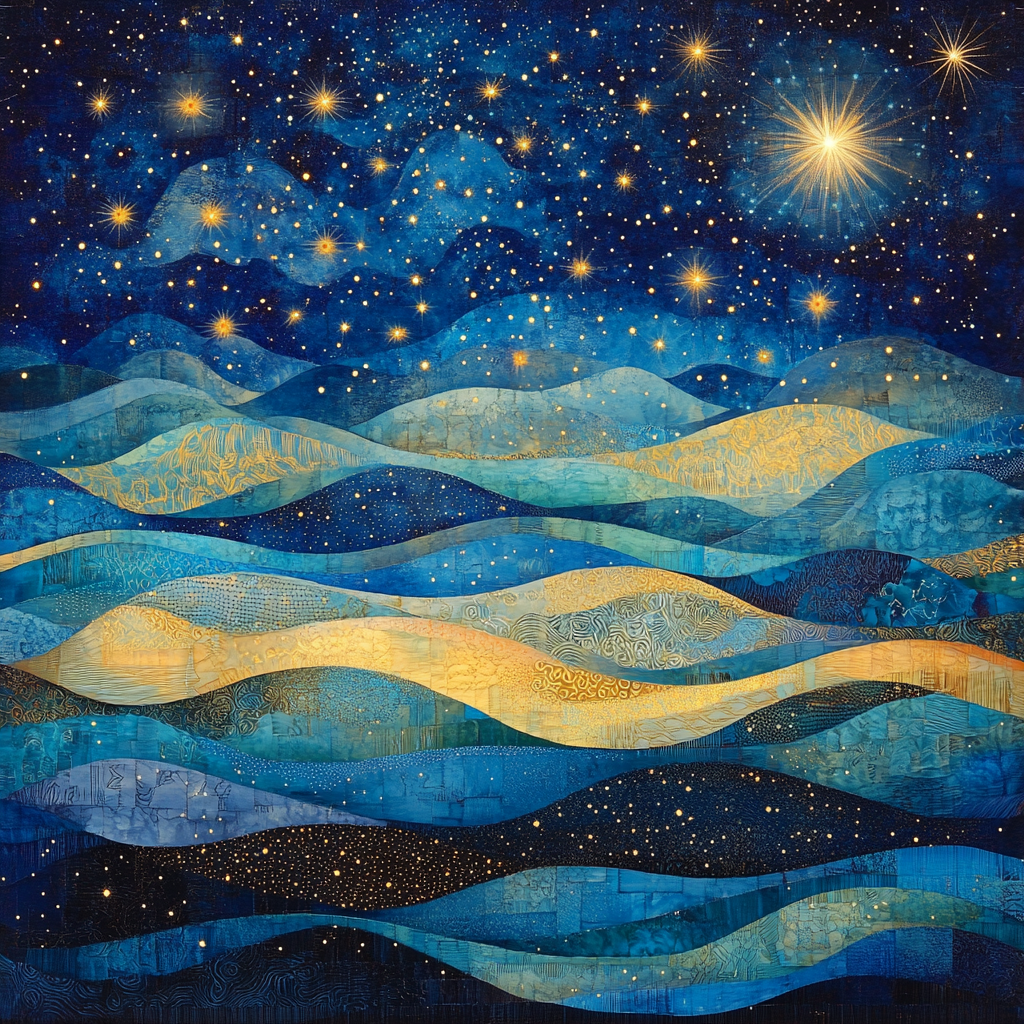 Paul Klee Inspired Celestial Whimsy DIY paint by numbers