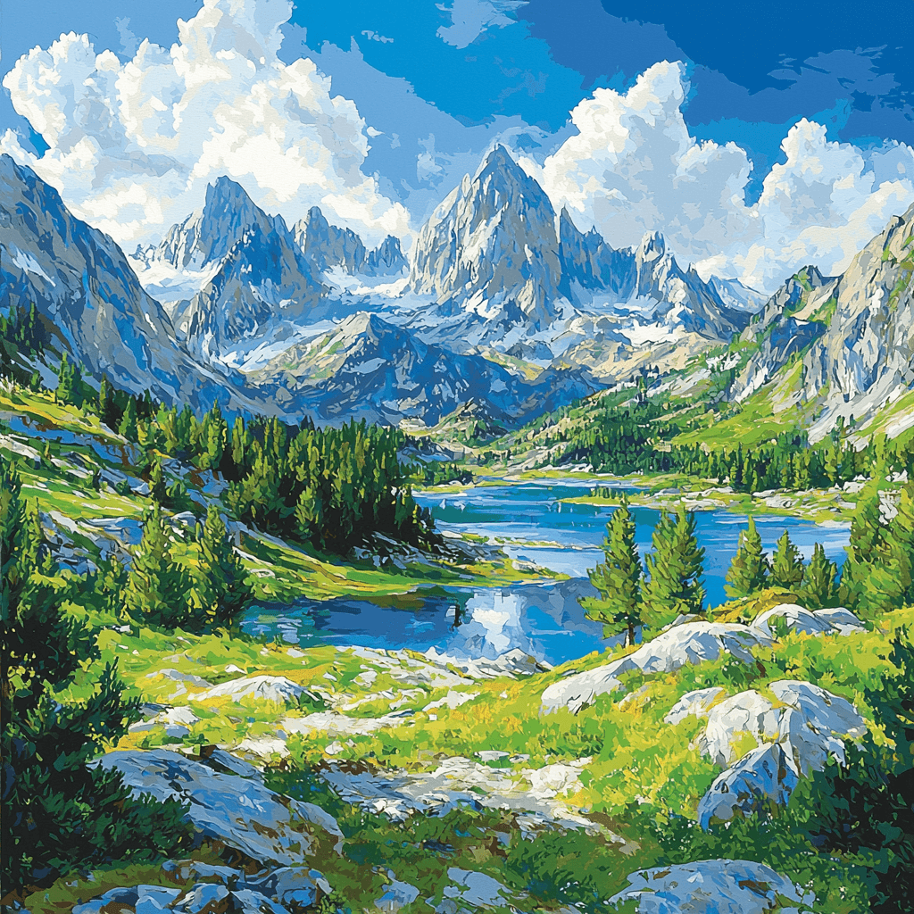 Glacier National Park - Montana Paint By Number