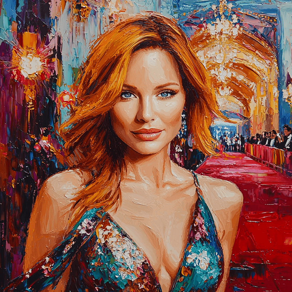 Jessica Chastain: The Fierce Flame Of Cinema Paint By Color