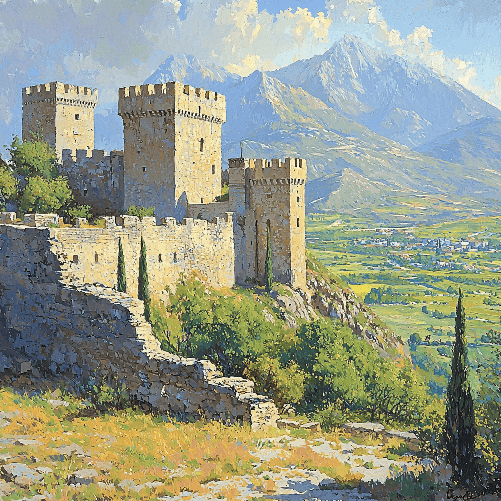 Gjirokastër Castle - Albania Paint By Color