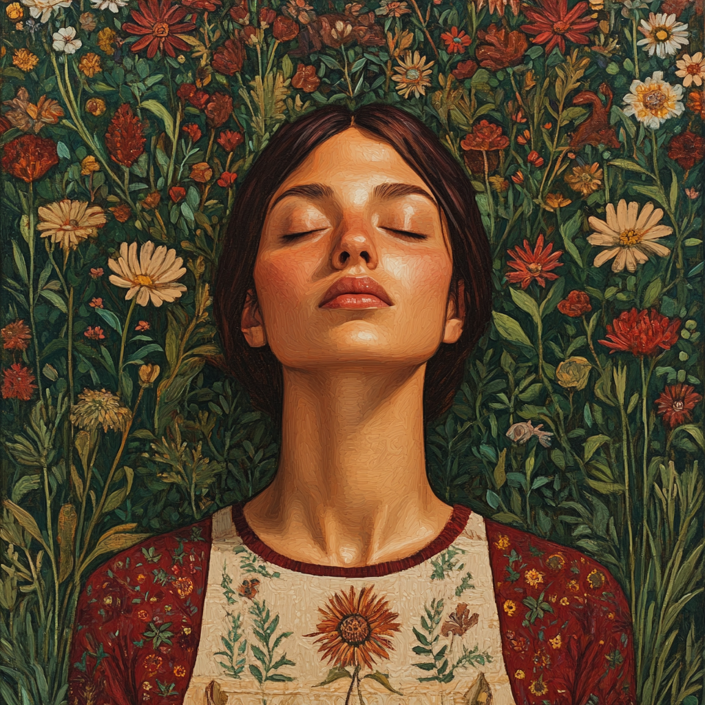 Frida Kahlo Inspired Intimate Self Portrait Painting by numbers kit