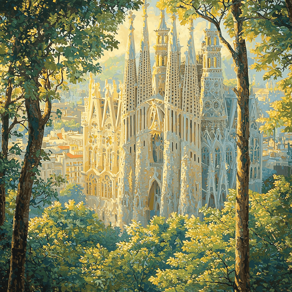 Sagrada Familia Viewpoints Paint By Numbers