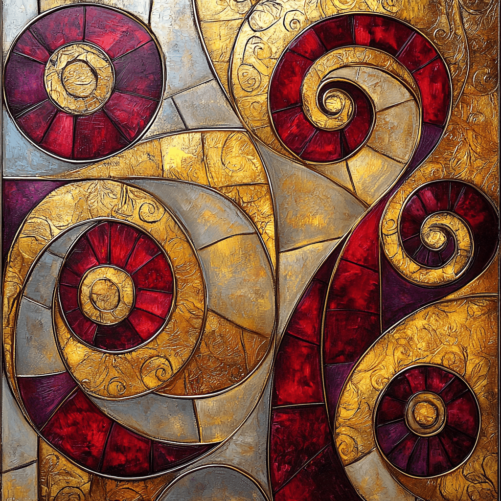 Gustav Klimt Inspired Eternal Patterns Paint By Numbers Art