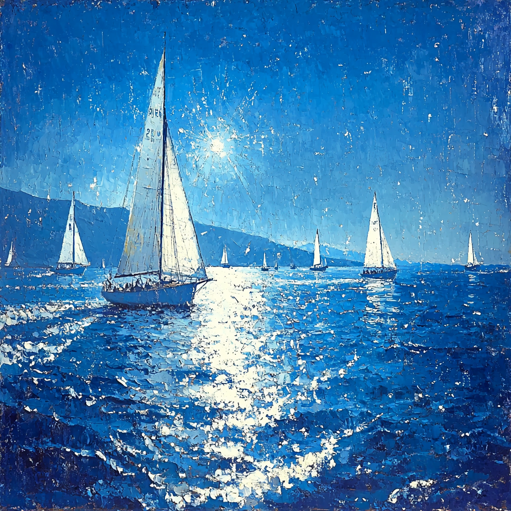 Winslow Homer Inspired Timeless Sailing Paint By Color