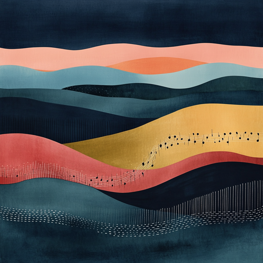 Paul Klee Inspired Evening Sonata Numbered painting kits