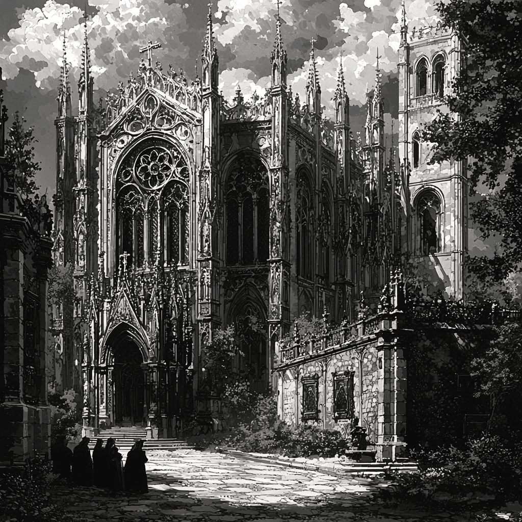 Giovanni Battista Piranesi Inspired Gothic Architectural Marvel Paint By Numbers Kits