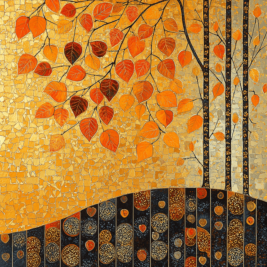 Klimt Inspired Seasonal Change Paint By Numbers Kits