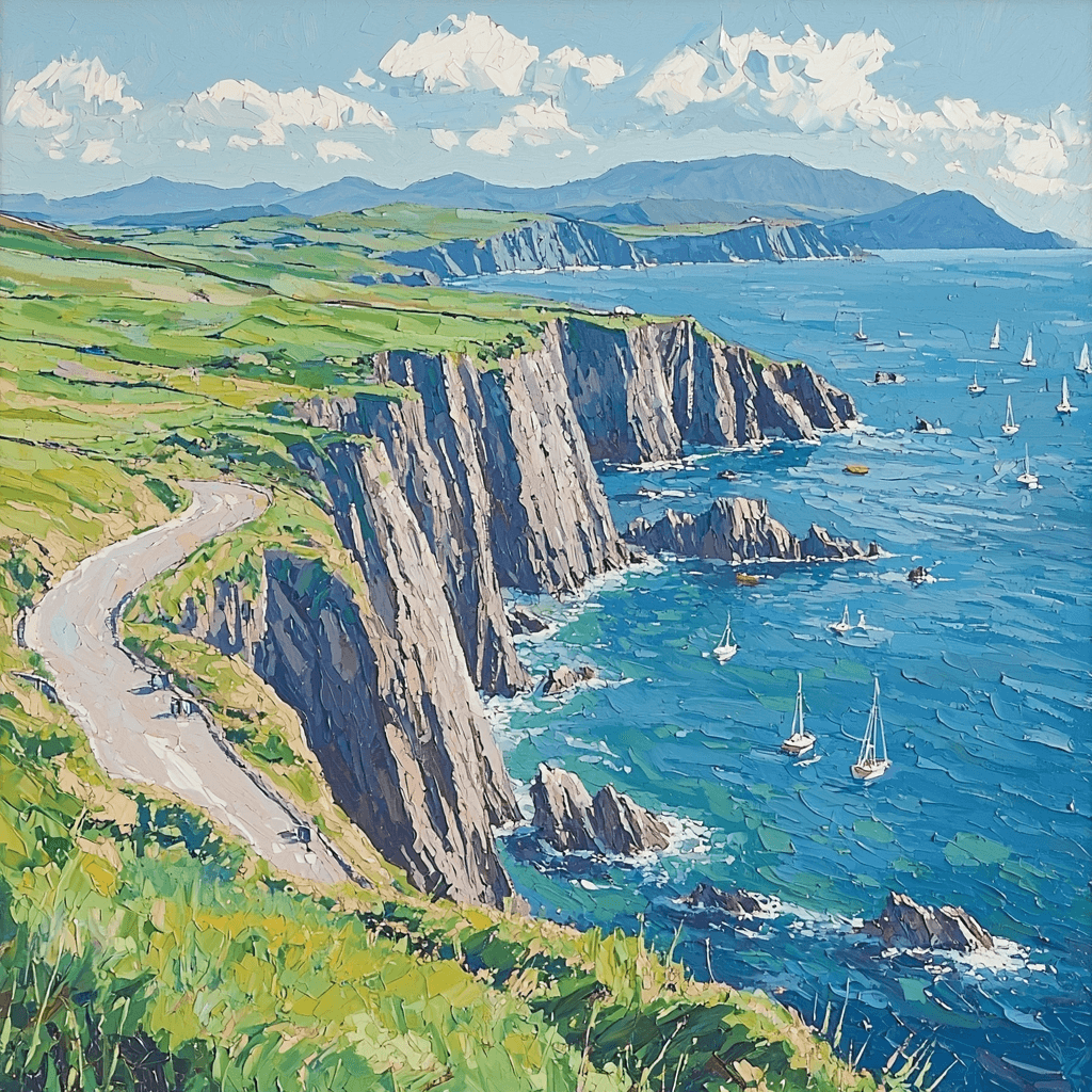 Dingle Peninsula - Ireland Painting Number Kit