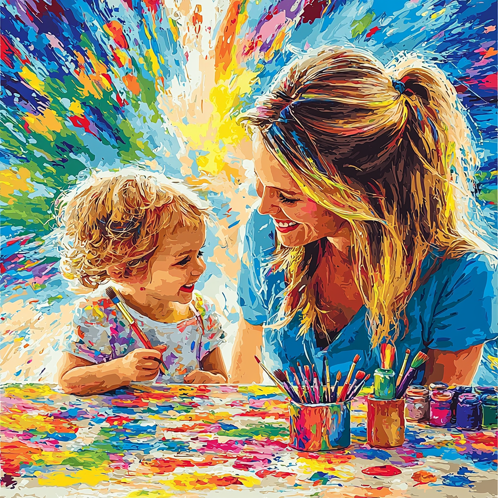 Creating Memories Together DIY Paint By Numbers
