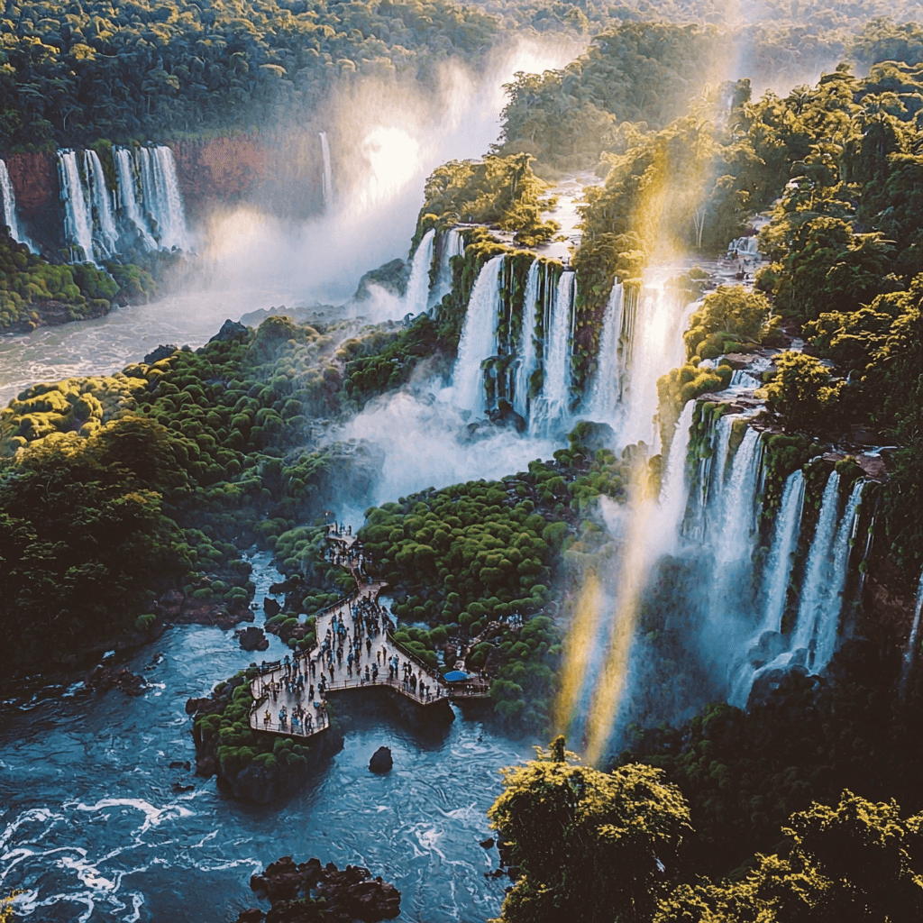 Iguazu Falls - Argentina And Brazil Paint By Numbers