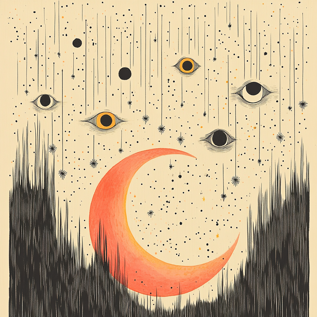 Joan Miró Inspired Cosmic Lullaby painting number kit