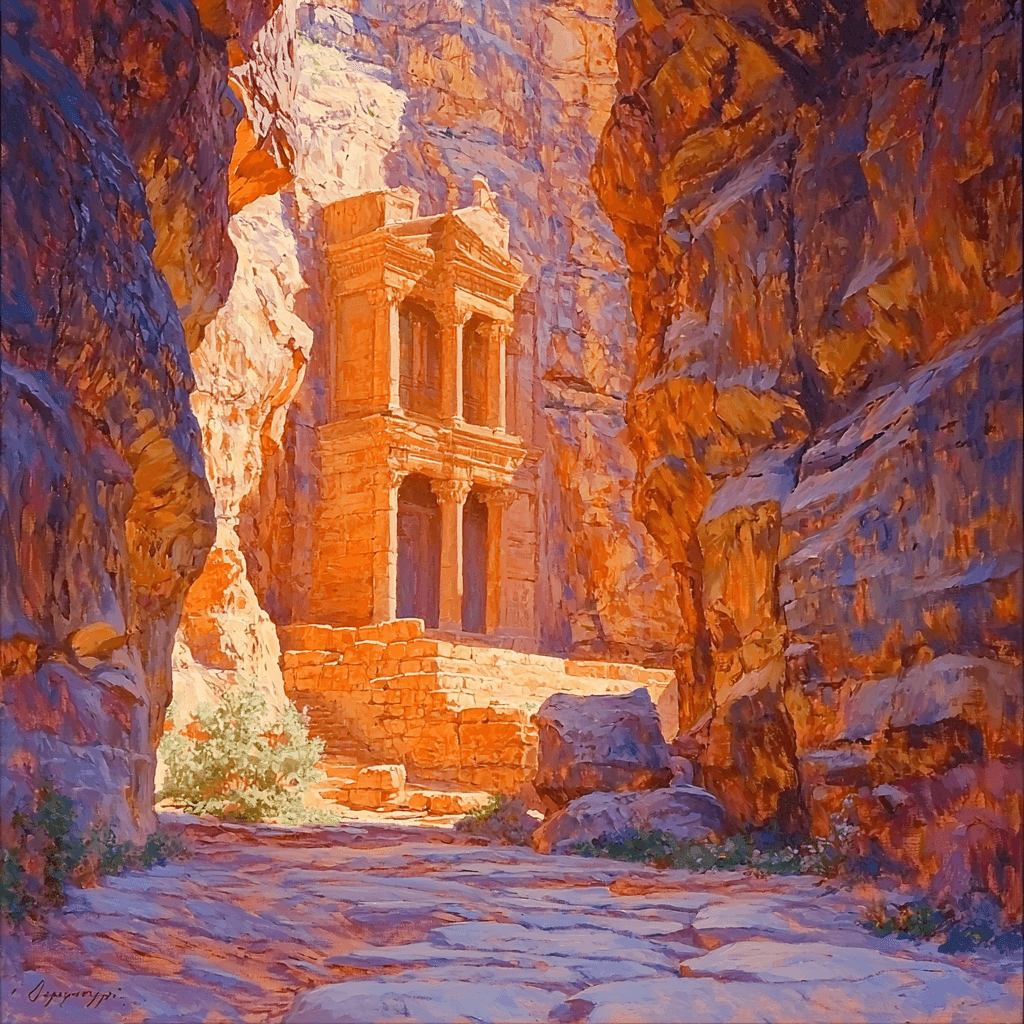 Petra's Treasury Numbered Painting Kits