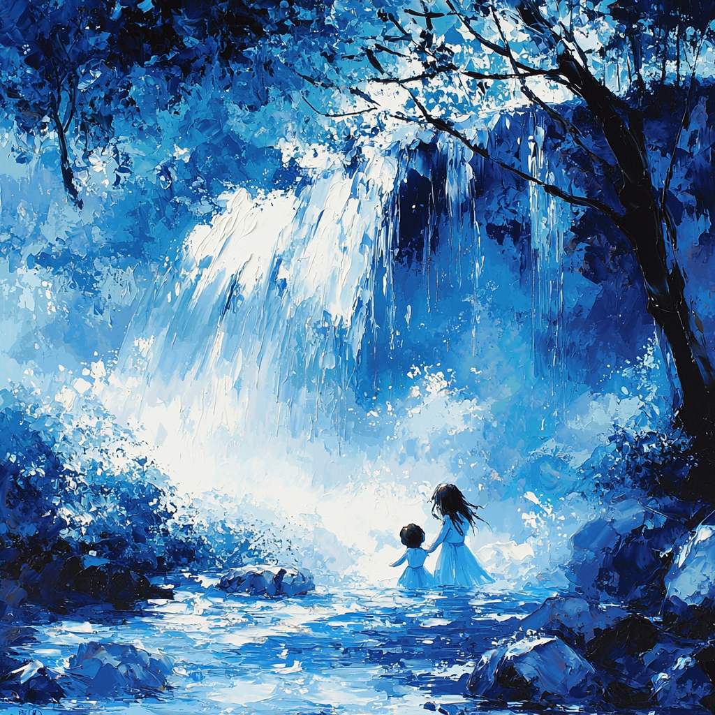 Endless Love Cascade Paint By Numbers Art