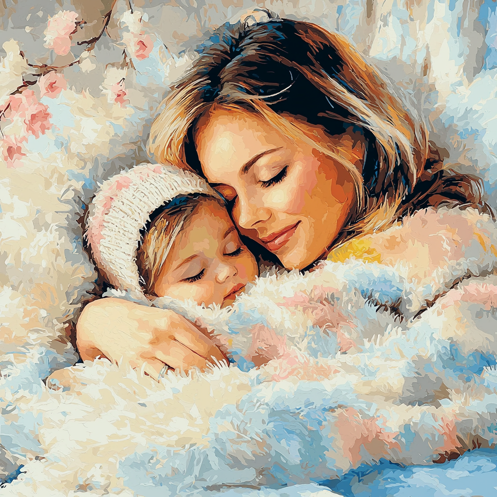 Morning Cuddles Paint By Number