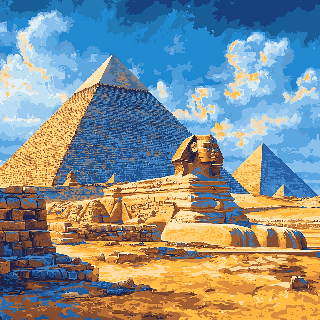 Giza Plateau Paint By Number