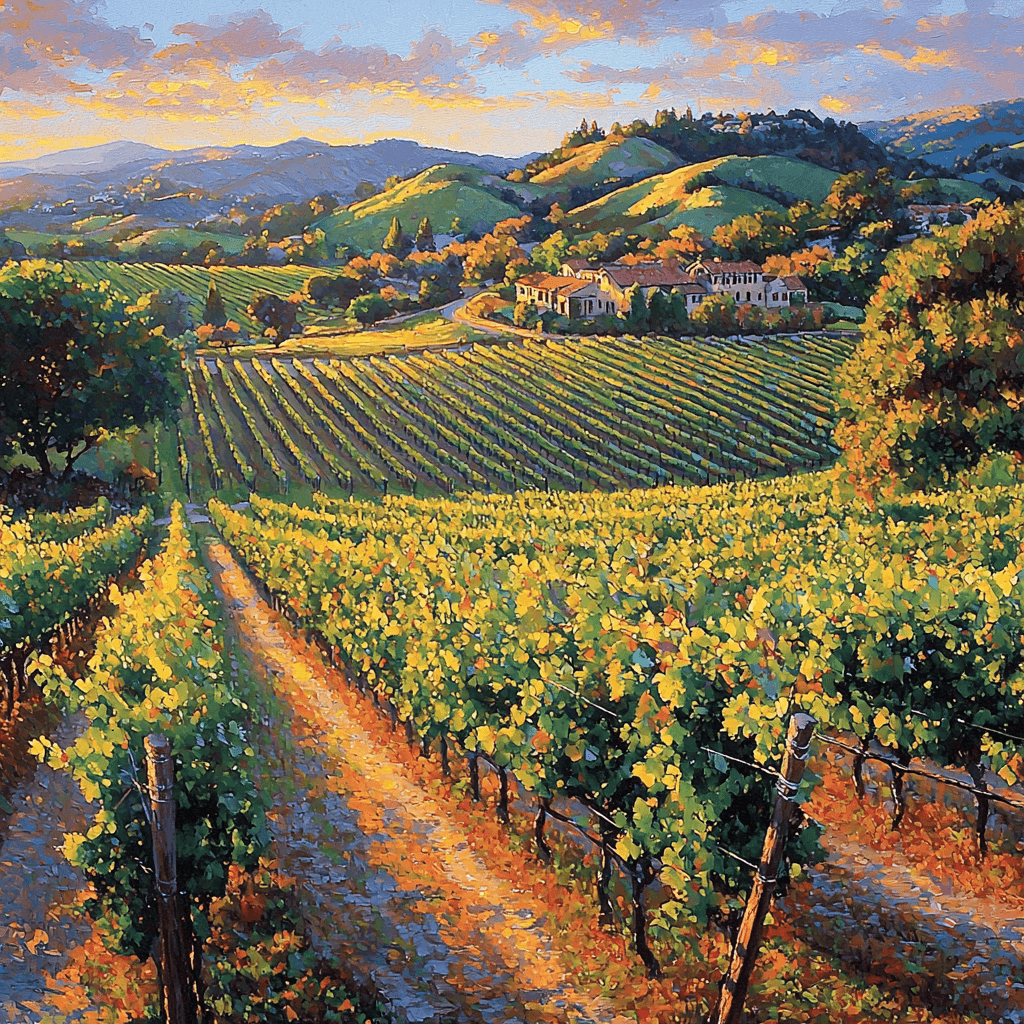 Napa Valley Vineyards - USA Paint By Numbers Kits