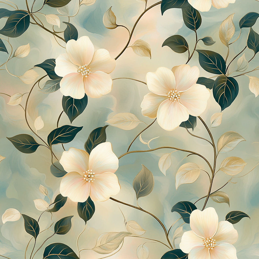 Alphonse Mucha Inspired Harmony Of Nature paint by number