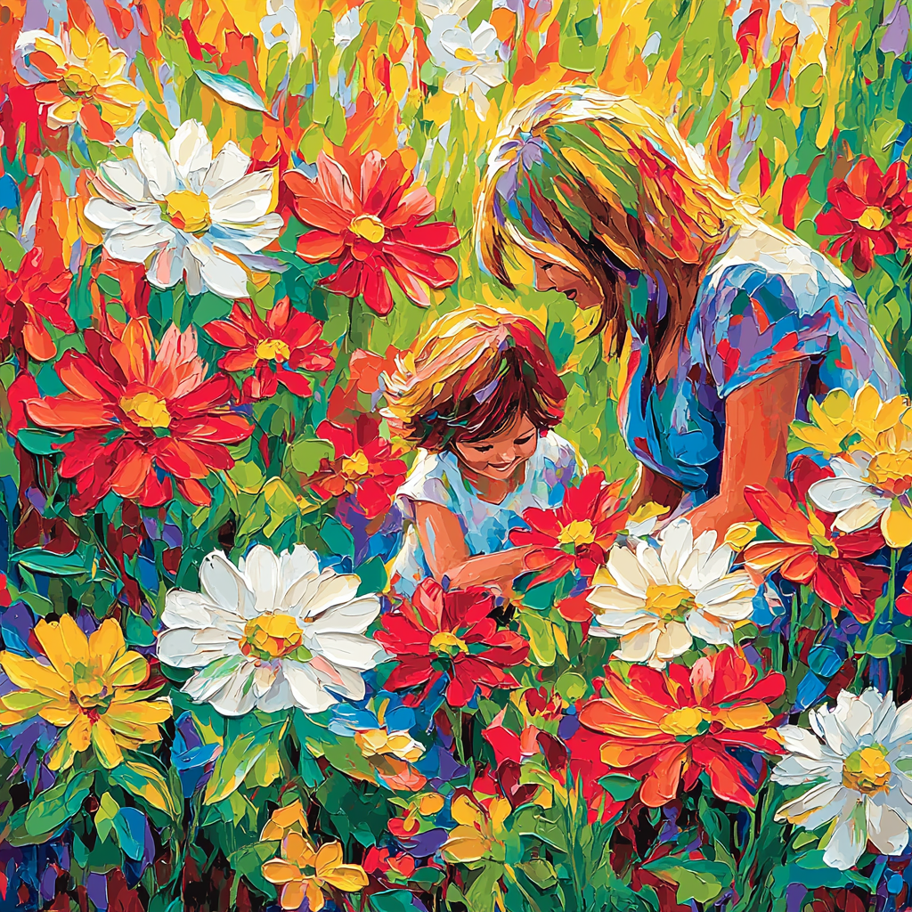 Garden Of Love DIY Paint By Numbers