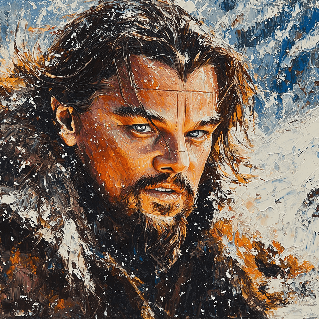 Leonardo DiCaprio: The Relentless Pursuit Of Greatness Number Painting
