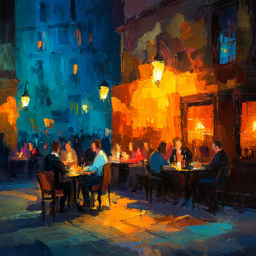 Henri De Toulouse-Lautrec Inspired Parisian Cafe Paint by numbers kits