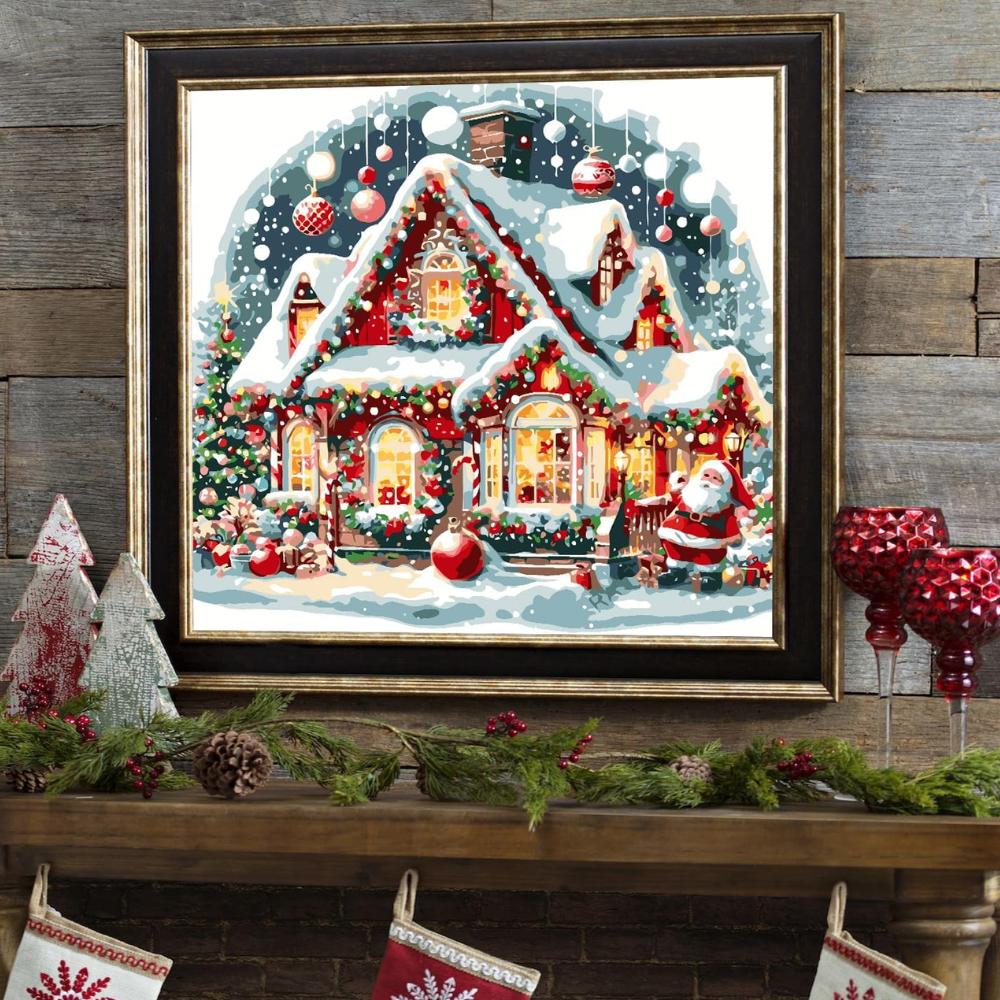 Christmas Paint by Numbers Kit