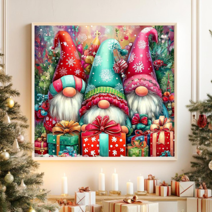 Christmas Gnome Paint by Numbers Kit