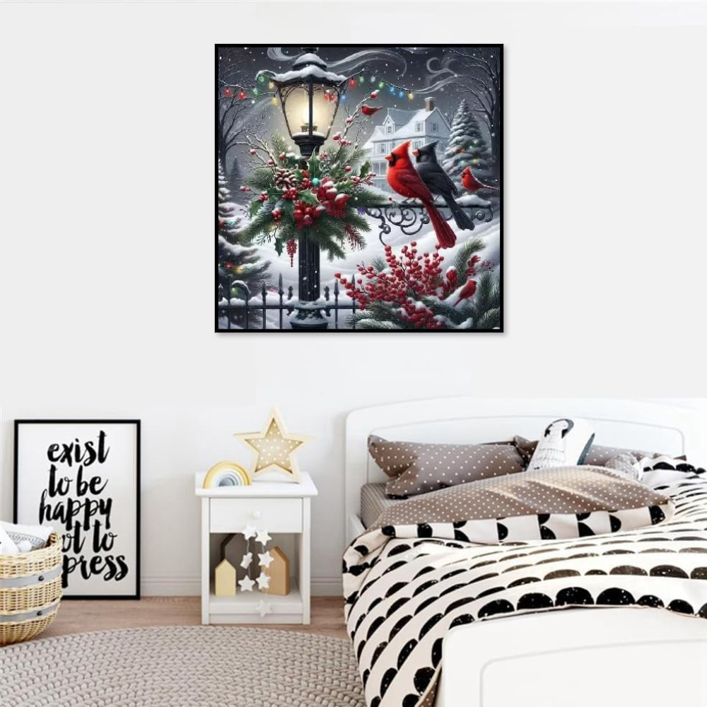 Christmas Paint by Numbers Canvas Kit Winter and Holiday Designs