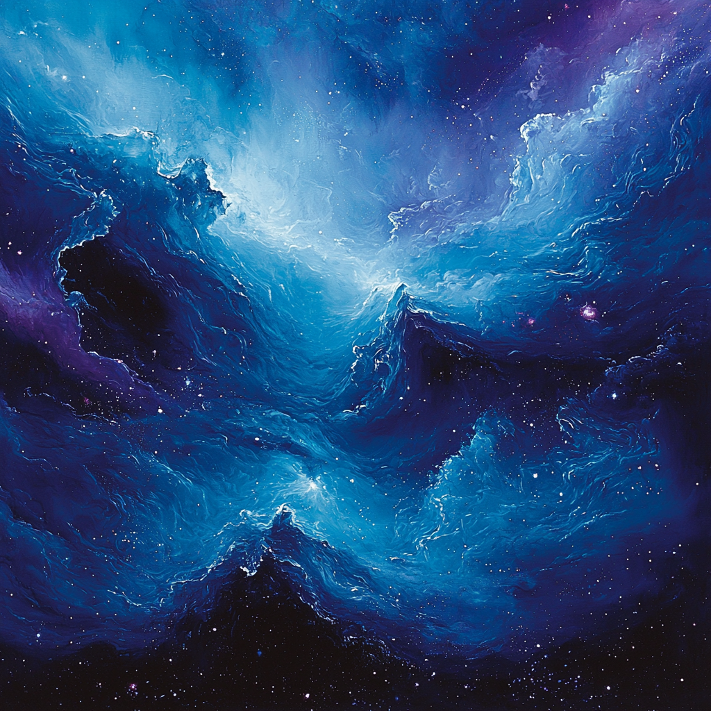 Michelangelo Inspired Galactic Whisper Paint By Number