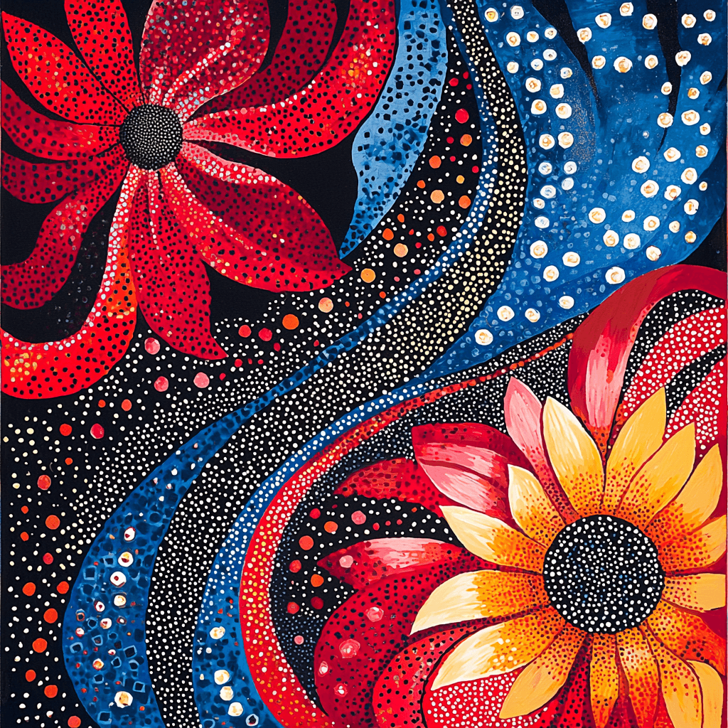 Yayoi Kusama Inspired Kaleidoscope Of Thoughts Painting By Numbers Kit