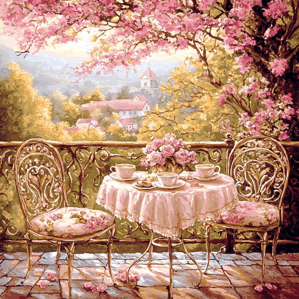 Cherished Embrace Painting Number Kit