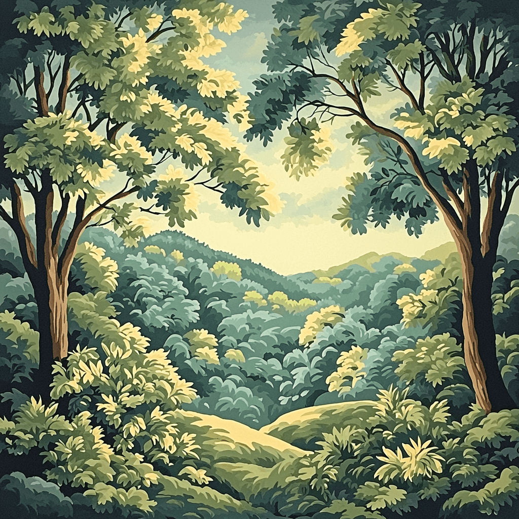 John James Audubon Inspired Under The Canopy Numbered Painting Kits
