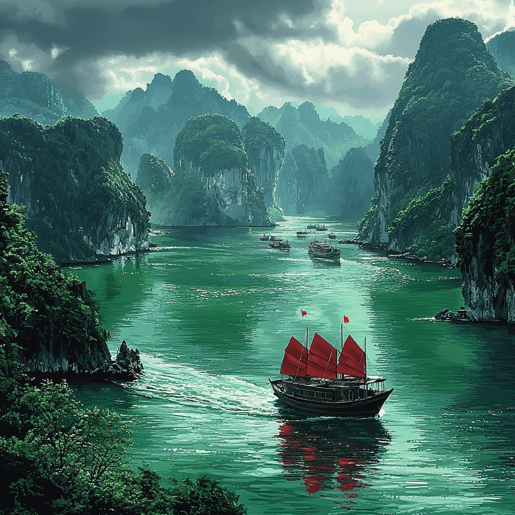 Ha Long Bay - Vietnam Paint By Numbers